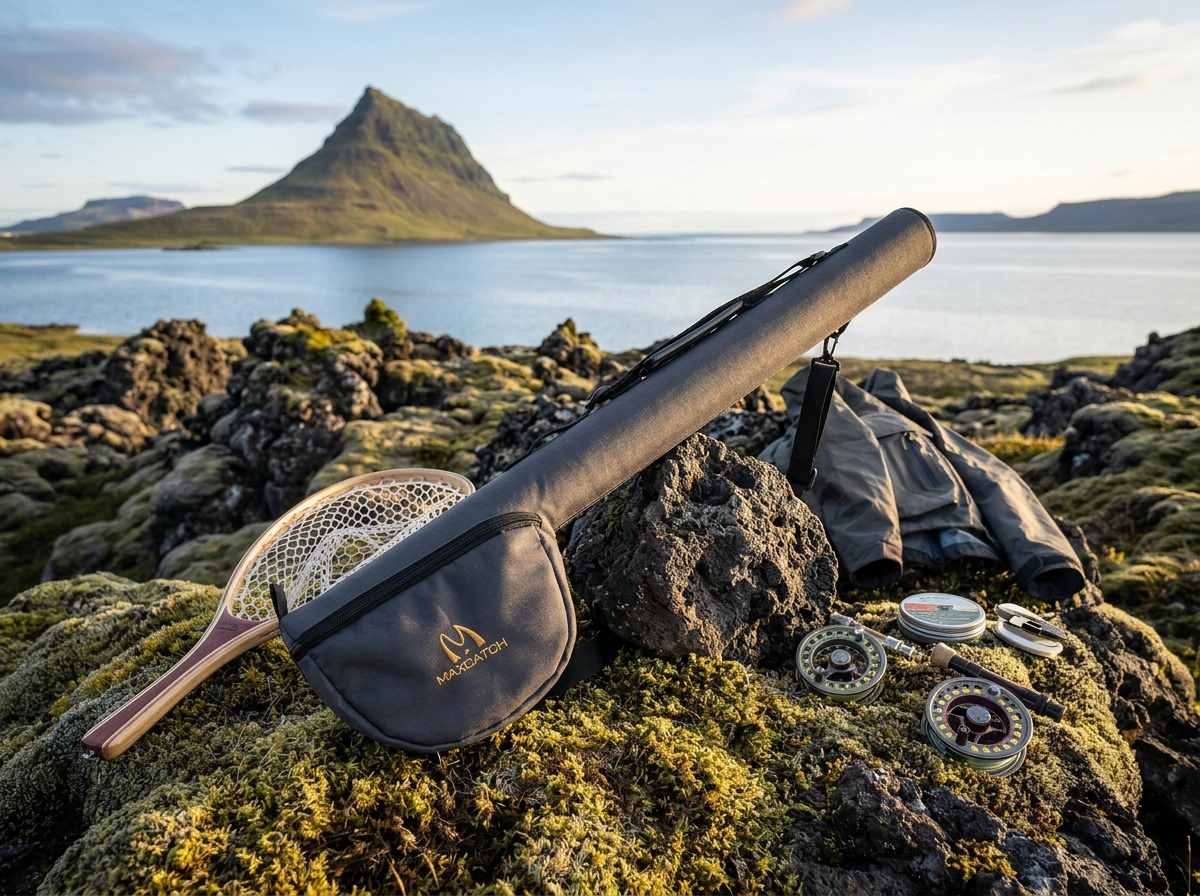 Hólkur fyrir flugustöng og hjól